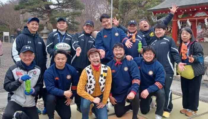 お笑い芸人 笑留 拓也さんと記念写真